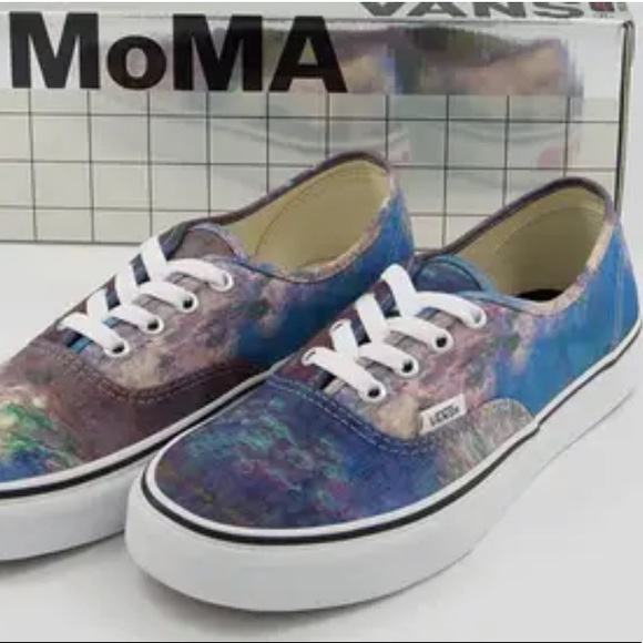 VANS WMNS MOMA X AUTHENTIC 'CLAUDE MONET WATER LILY Sneakers - Picture 12 of 16